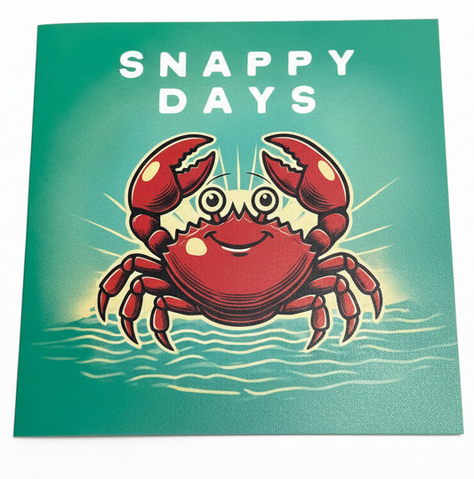 ‘Snappy Days', Greetings Card