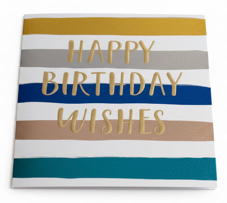 ‘Happy Birthday Wishes', Greetings Card