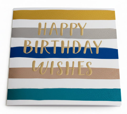 ‘Happy Birthday Wishes', Greetings Card