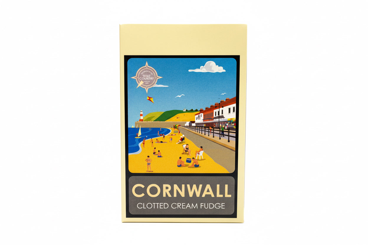 Clotted Cream Fudge Carton - Seafront 150g
