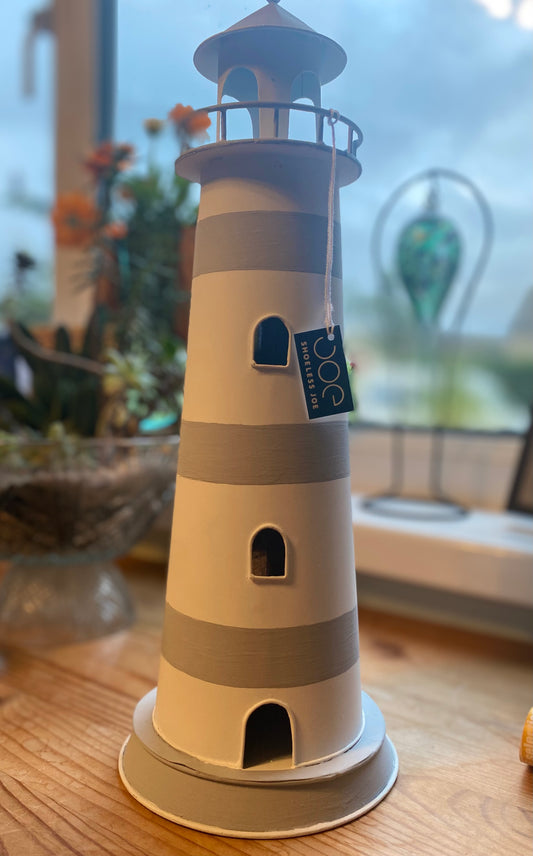 Tin Lighthouse by Shoeless Joe
