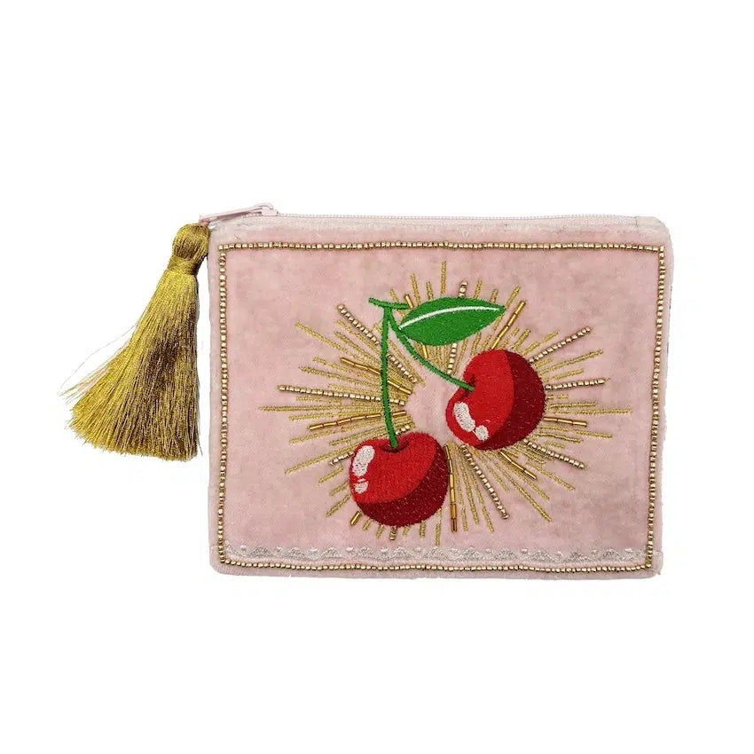 Inked Cherry Purse