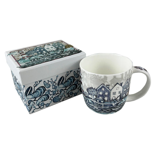Emma Ball Fishing Village Bone China Mug