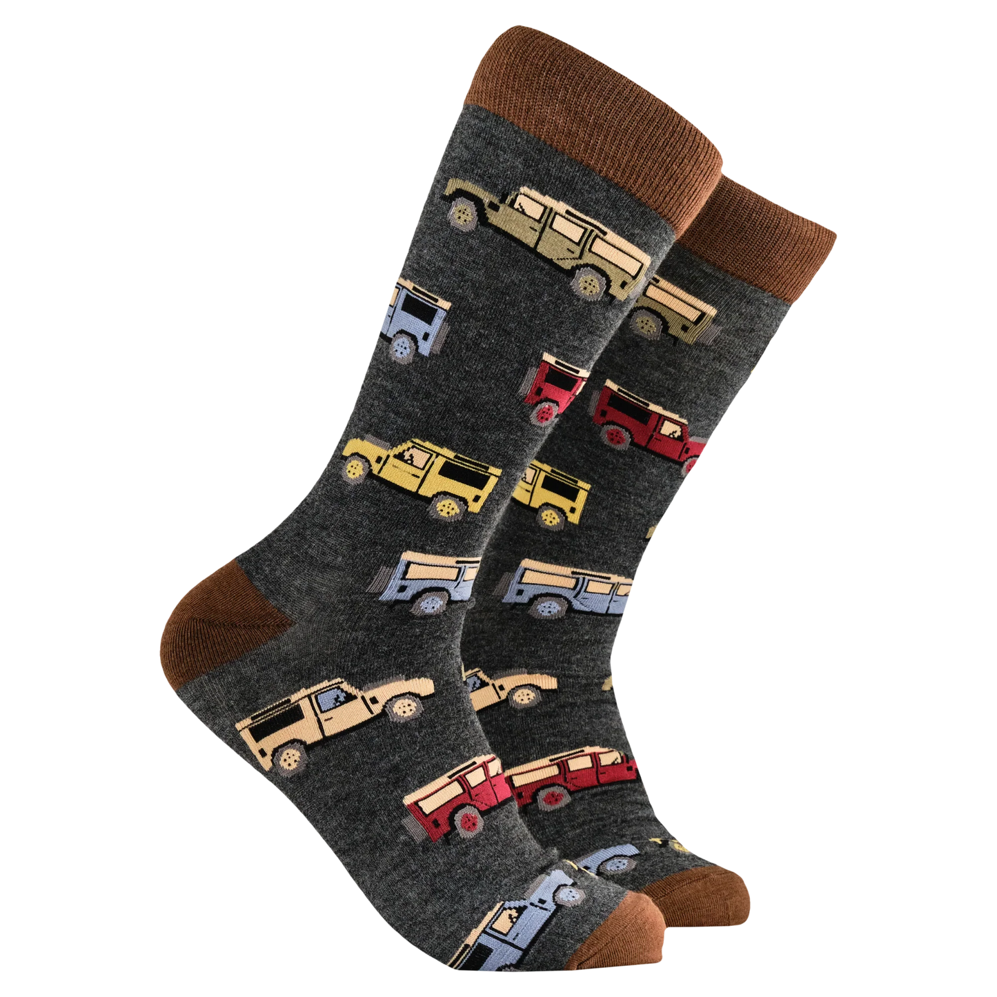 Soctopus Socks - Vintage Land Rover Socks - Off Roader Bamboo