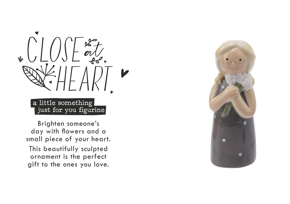 Flower Girl Little Something Figurine - Close At Heart