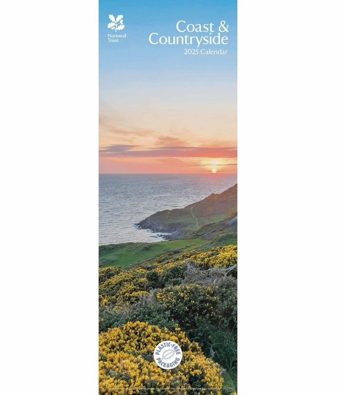 Coast and Countryside Slim Calendar 2025