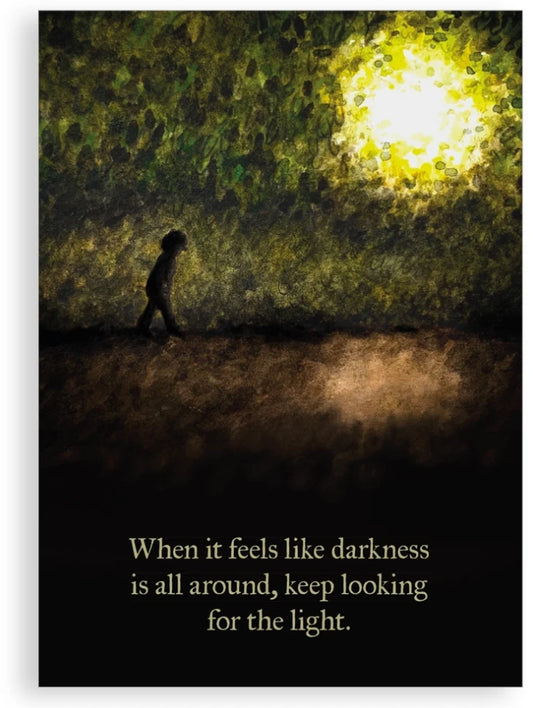 Look for the Light, Greetings Card