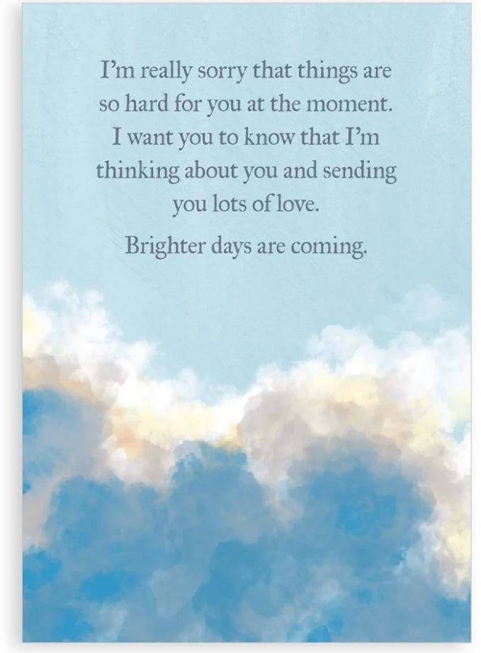 Brighter Days, Greetings Card