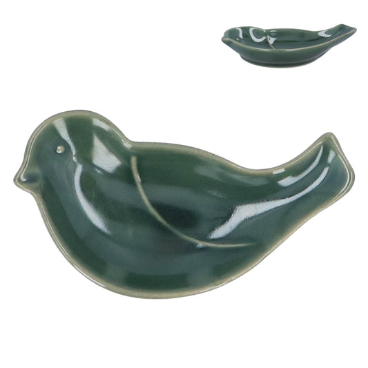Mini Green Bird Trinket Dish