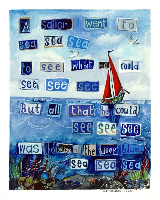 'Sea sea sea' Greetings Card