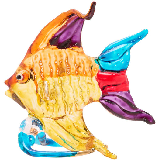 Objets D’Art Glass Angel Fish 5cm