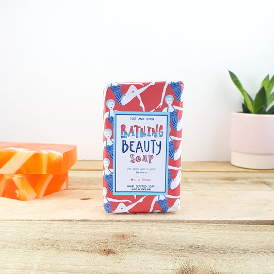 'Bathing Beauty' Hand Crafted Orange Soap