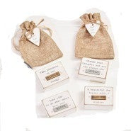 Blessing Block in Hessian Bag