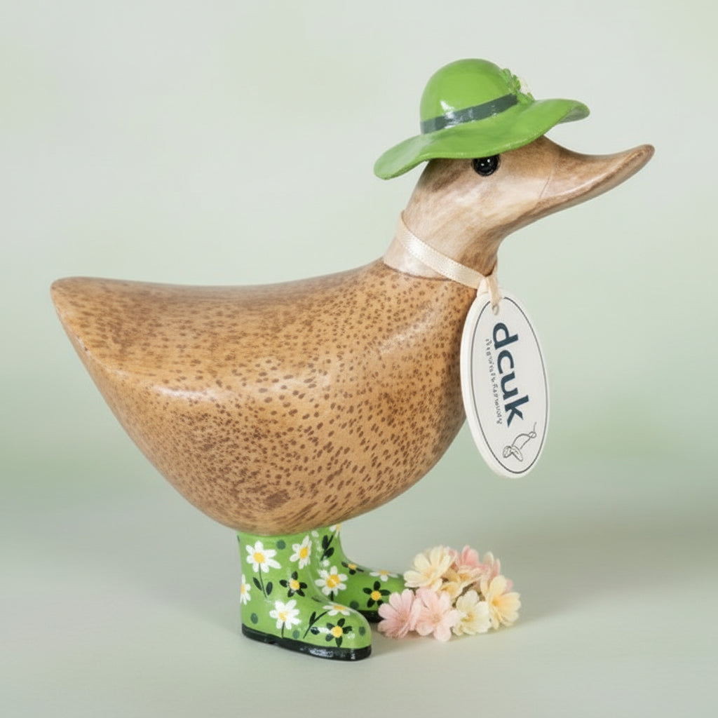 DCUK Blooming Lovely Floral Ducky, Green