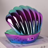 Colour Changing Mood Lamp Clam Shell - Blue Purple
