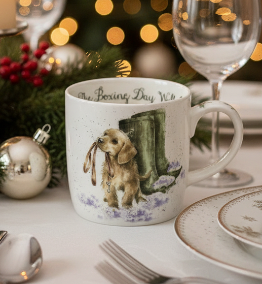 Wrendale, 'The Boxing Day Walk' Mug