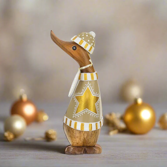 DCUK Gilded Caramel Christmas Duckling