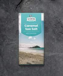 Caramel Sea Salt Milk Chocolate, Kernow Chocolate, 100g