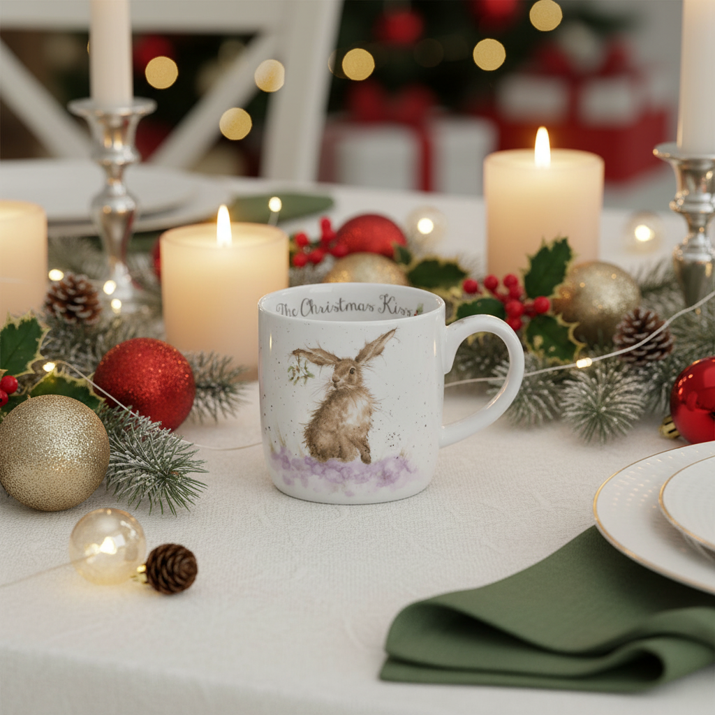 Wrendale, The Christmas Kiss Mug