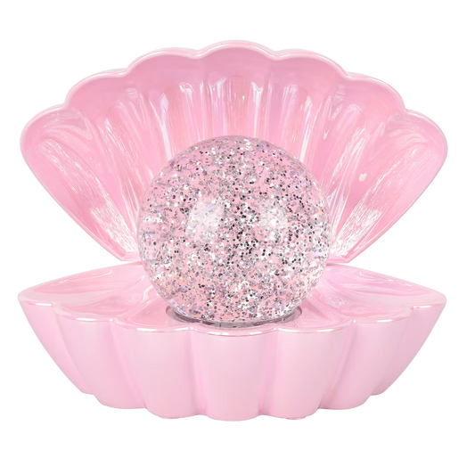 Colour Changing Mood Lamp Clam Shell - Pink Pearl