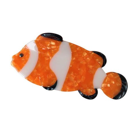 Clown Fish Hair Claw Clip
