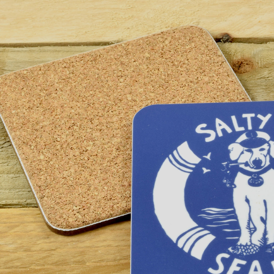 'Salty Sea Dog' Coaster