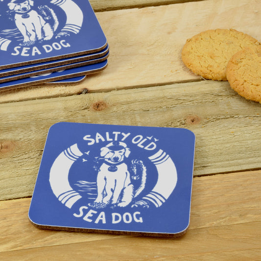 'Salty Sea Dog' Coaster