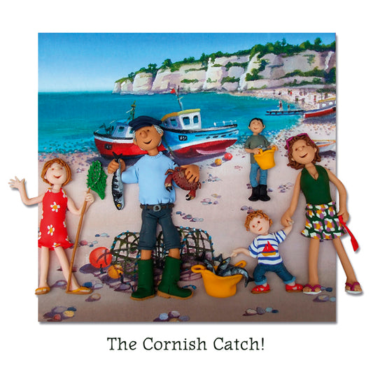 The Cornish Catch! Greetings Card
