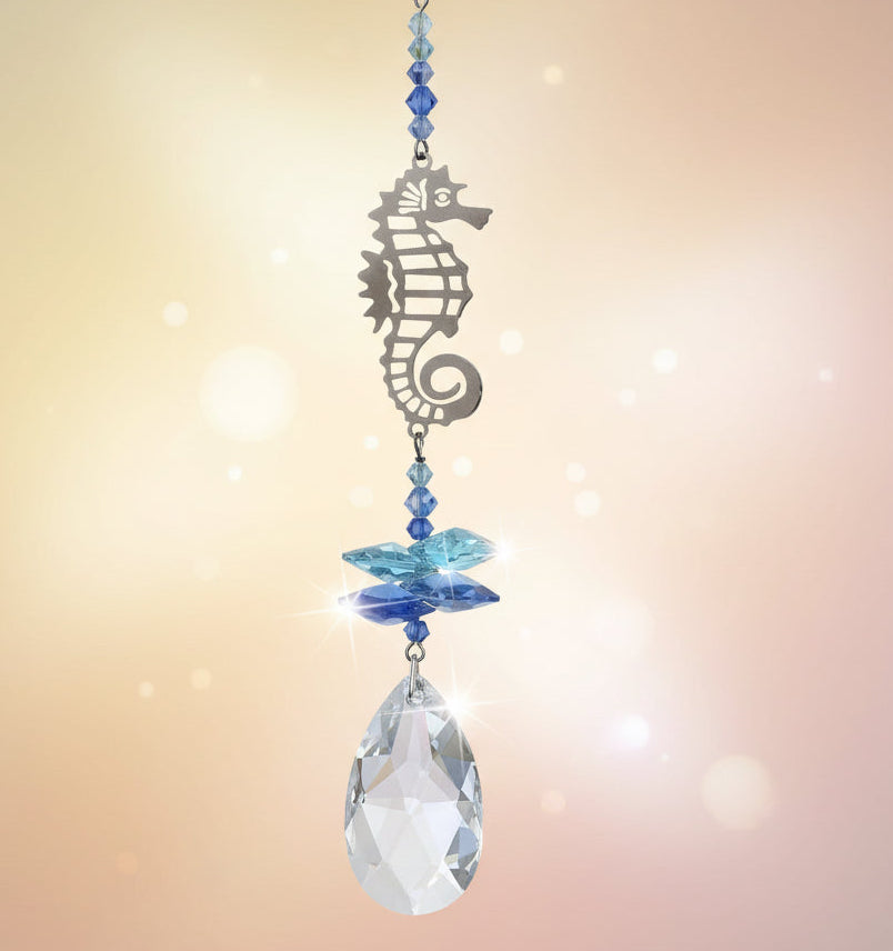 Crystal Fantasy Seahorse, Royal Blue