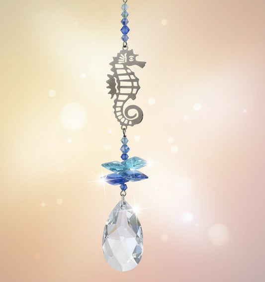 Crystal Fantasy Seahorse, Royal Blue
