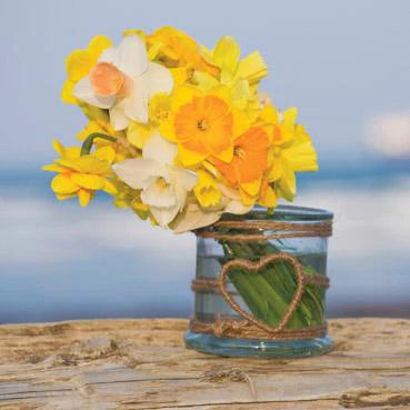 Bouquet of Daffodils Greetings Card