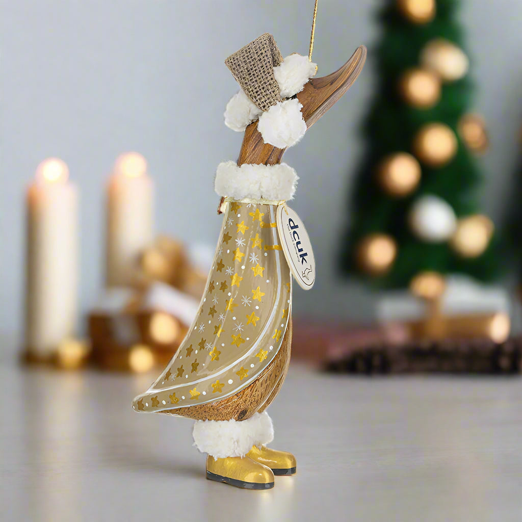 DCUK Gilded Caramel Christmas Duckling