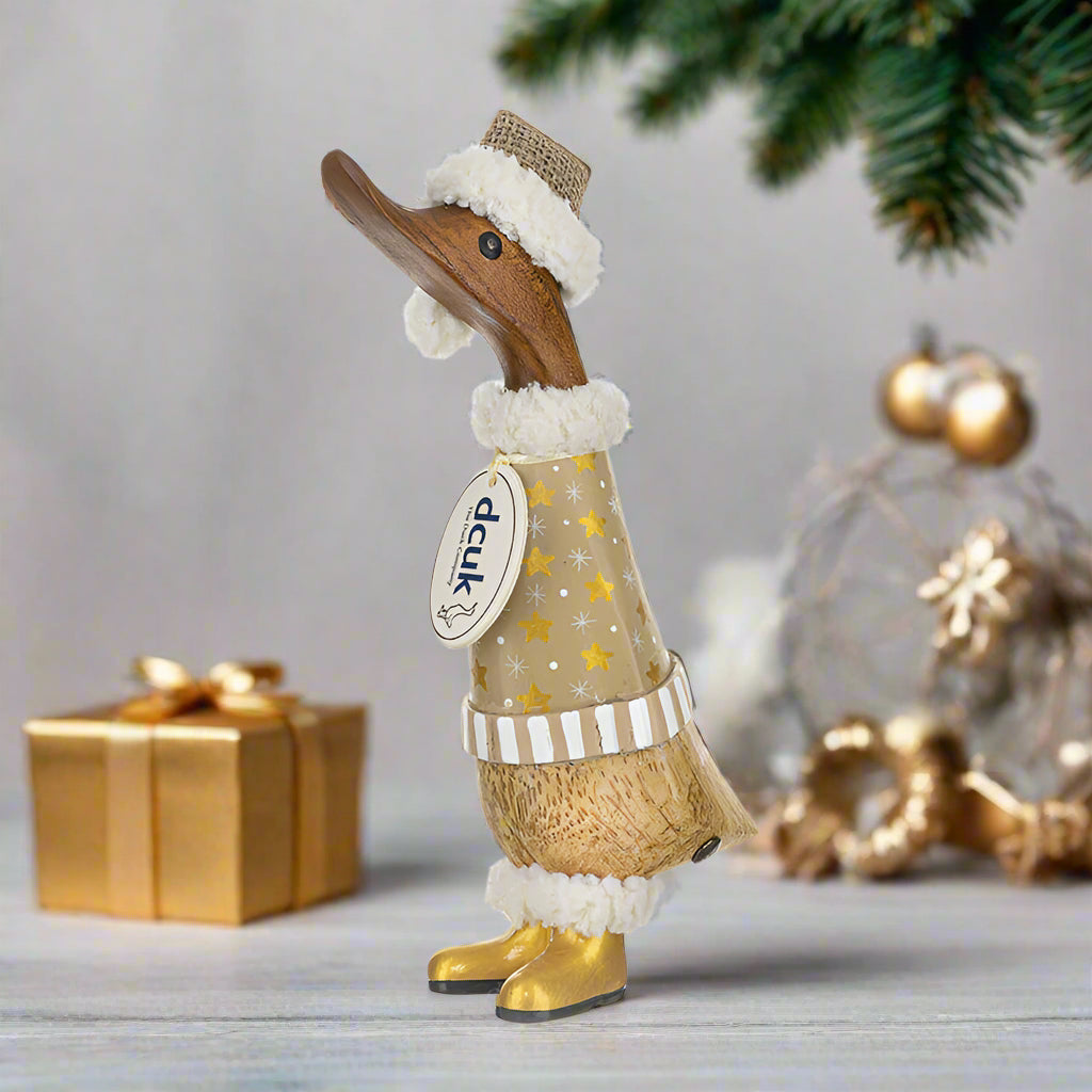 DCUK Gilded Caramel Christmas Duckling