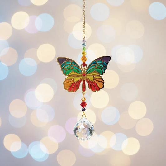 Crystal Dreams Butterfly - Rainbow