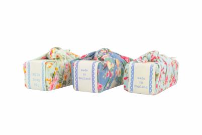 Sting in the Tail's Fabric Wrapped Soap Bar - Floral