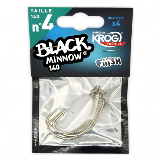 Fiiish Black Minnow - No. 4 Hooks