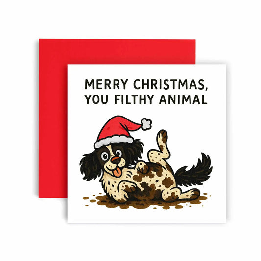 'Merry Christmas, You Filthy Animal Christmas Card