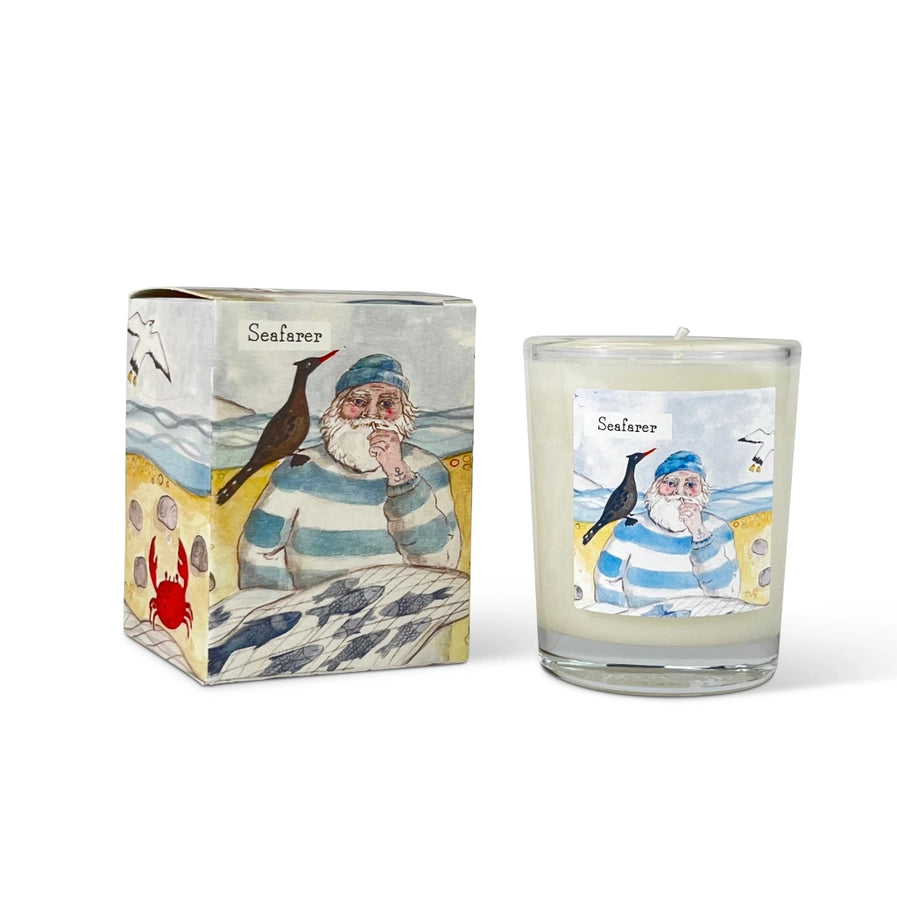 Fisherman - Sea Salt & Wildflower Scented Votive Candle, 9cl