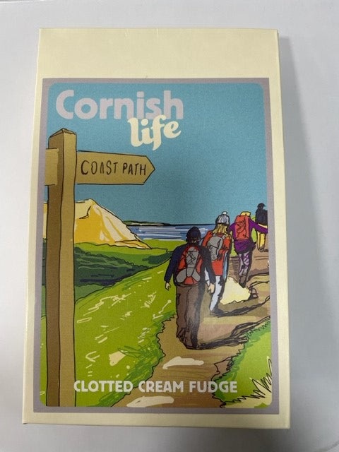 Clotted Cream Fudge Carton - Coast Path 150g