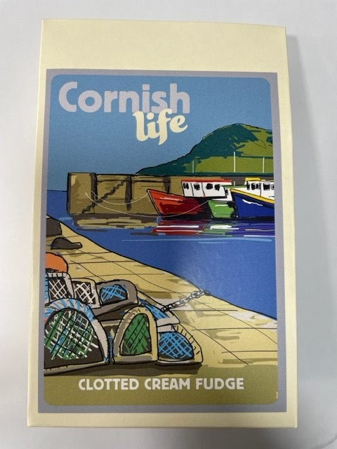 Clotted Cream Fudge Carton - Harbourside 150g