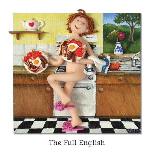 The Full Cornish Breakfast Greetings Card