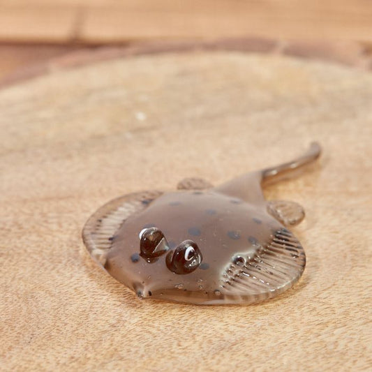 Glass Stingray, Grey with Spots