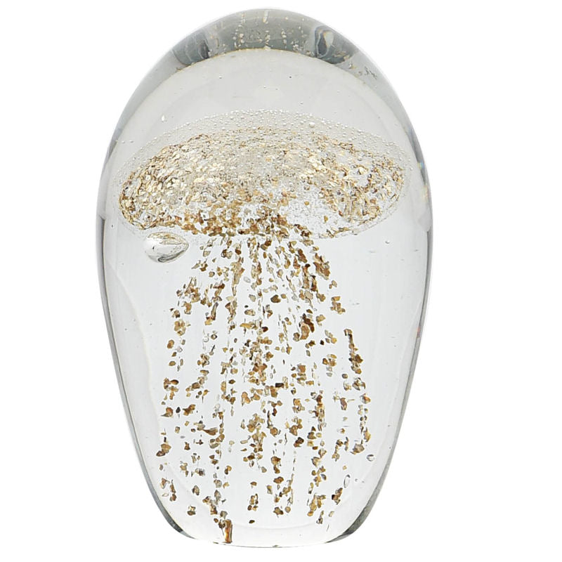 Objets D'Art Glass Paperweight - Jellyfish