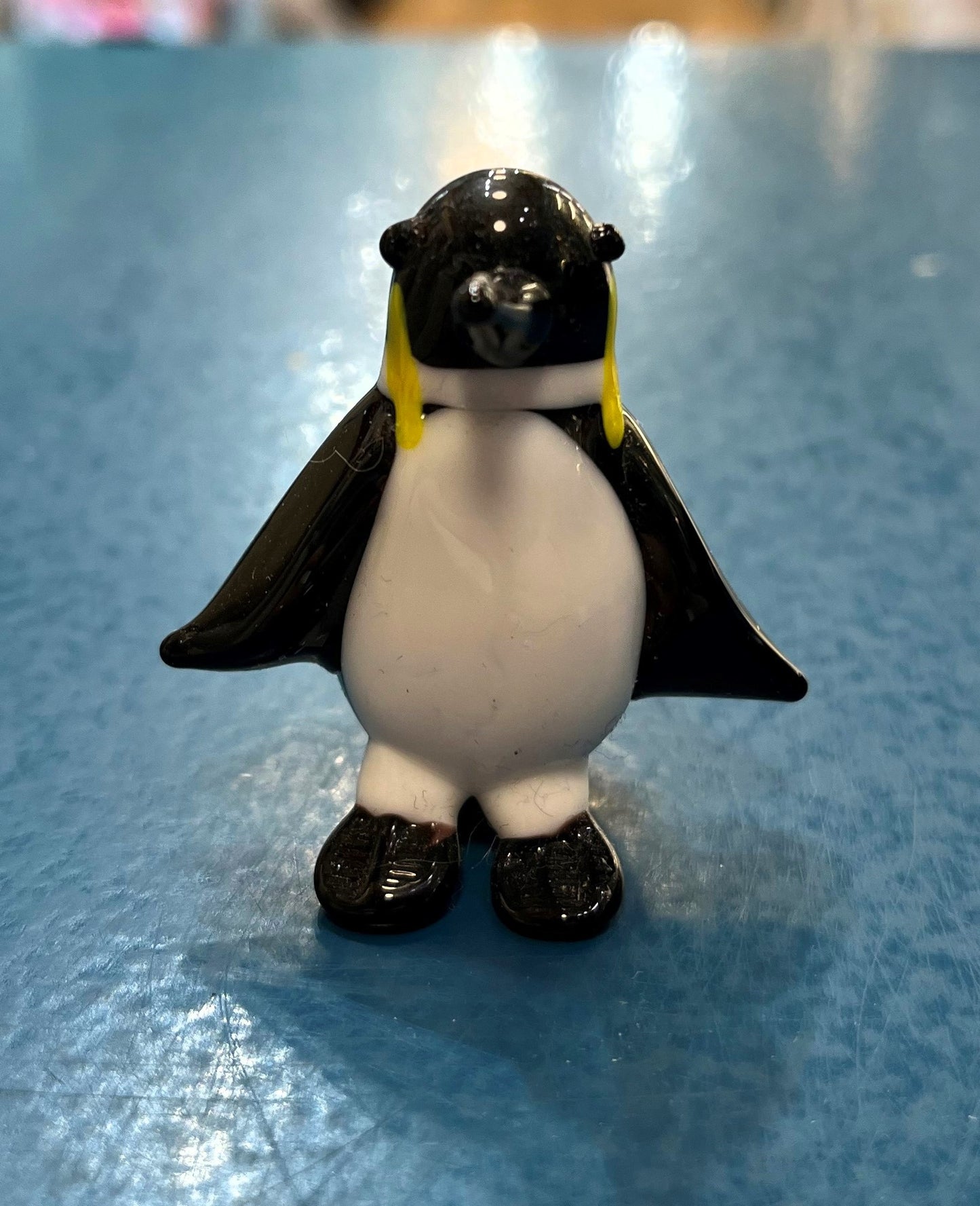 Hand Blown Miniature Glass Penguin
