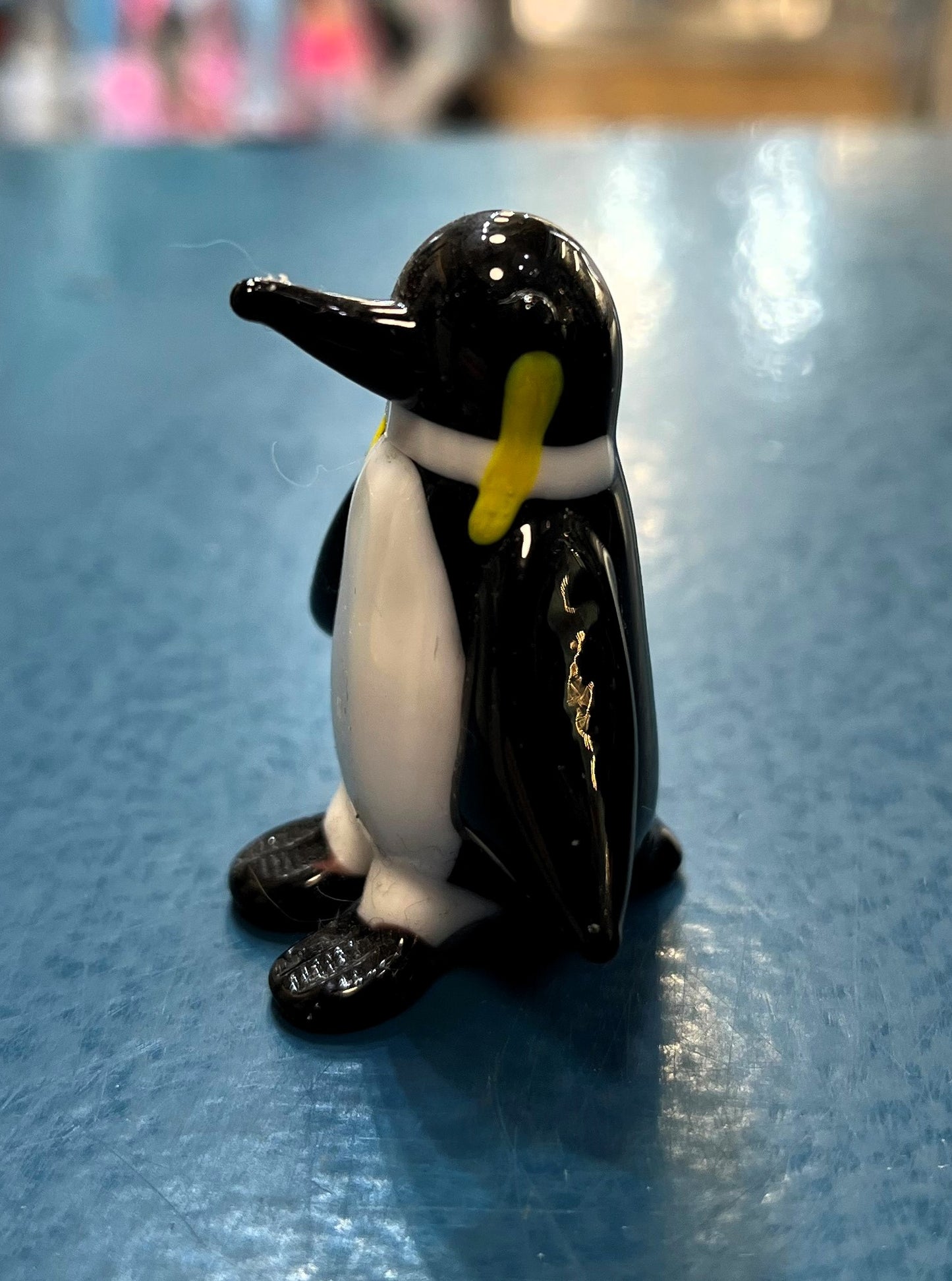 Hand Blown Miniature Glass Penguin