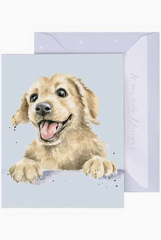 'Golden Boy' Miniature Greetings Card