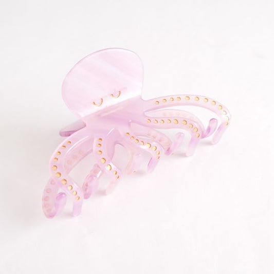 Octopus Hair Claw Clip, Lilac