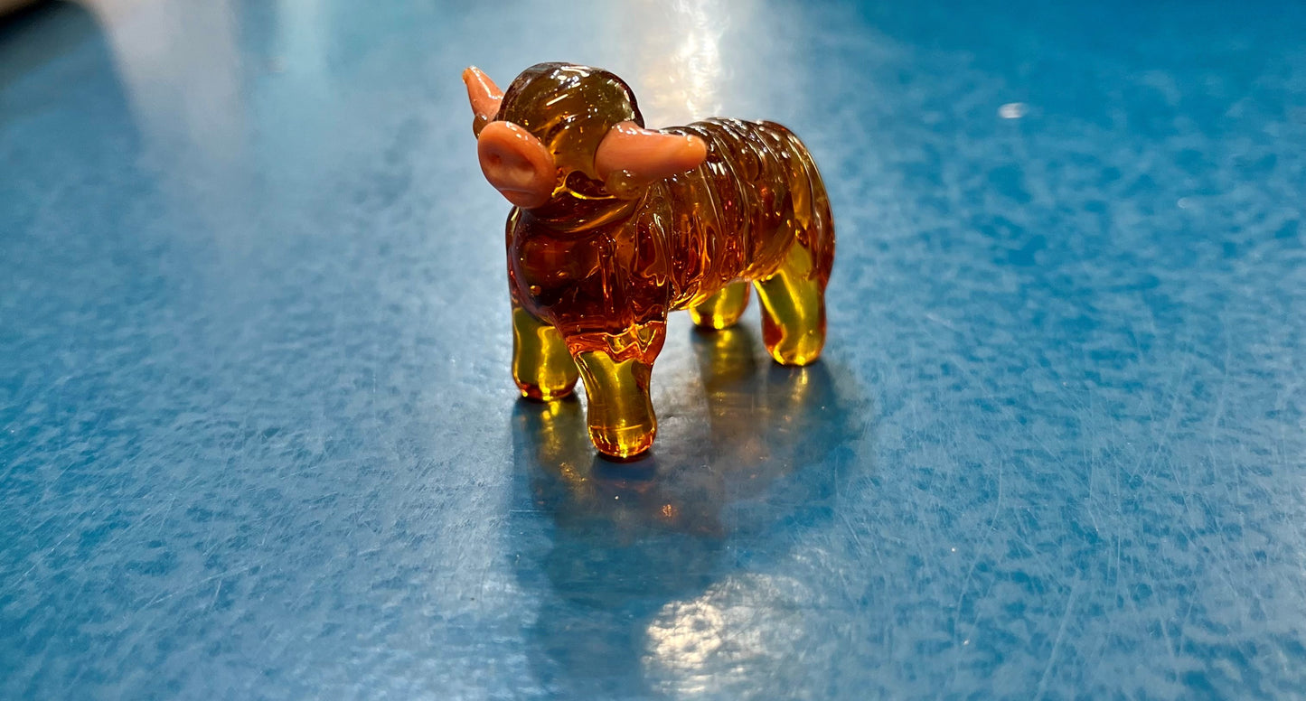 Glass Highland Cow