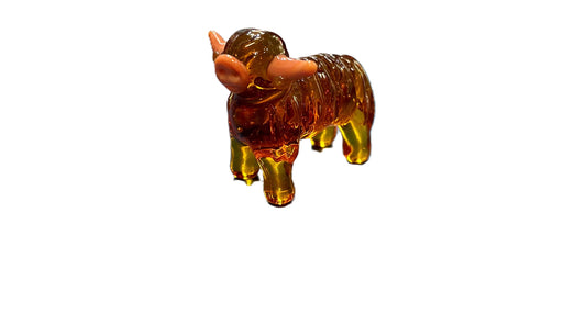 Glass Highland Cow