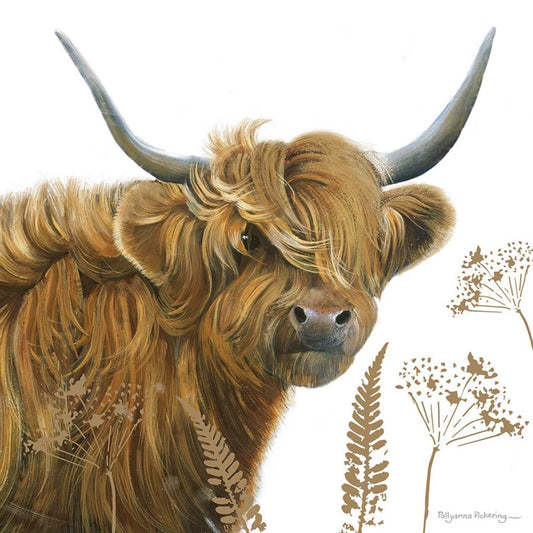 Countryside Blank Card - Highland Cow